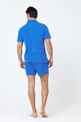 Cobalt Men's Terry Cloth Polo Shirt